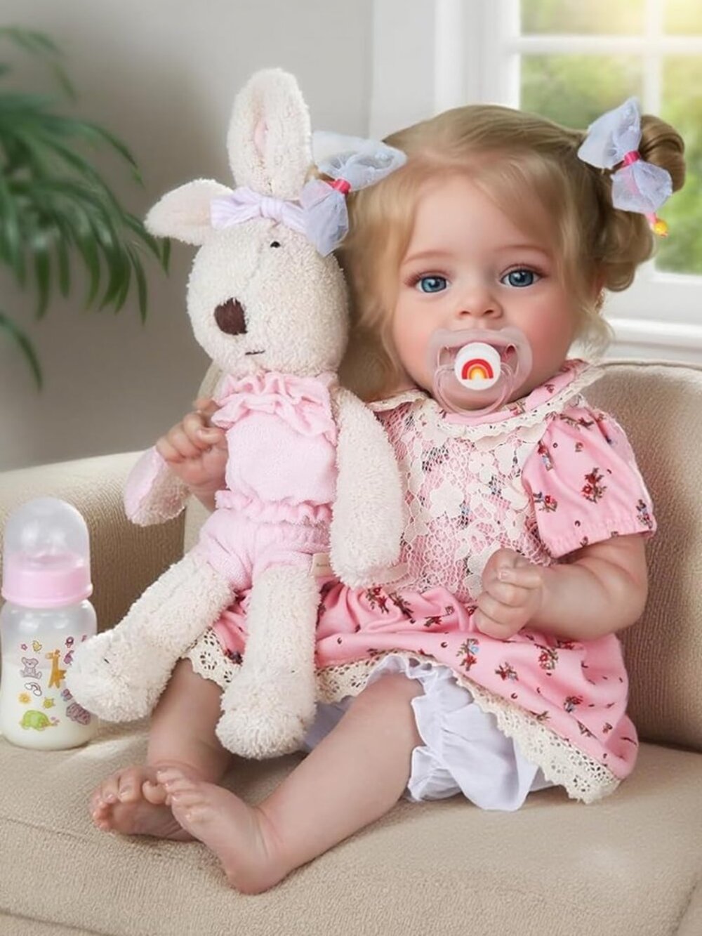 Realistic Reborn Baby Doll Girl – 20 Inch Lifelike Real Life